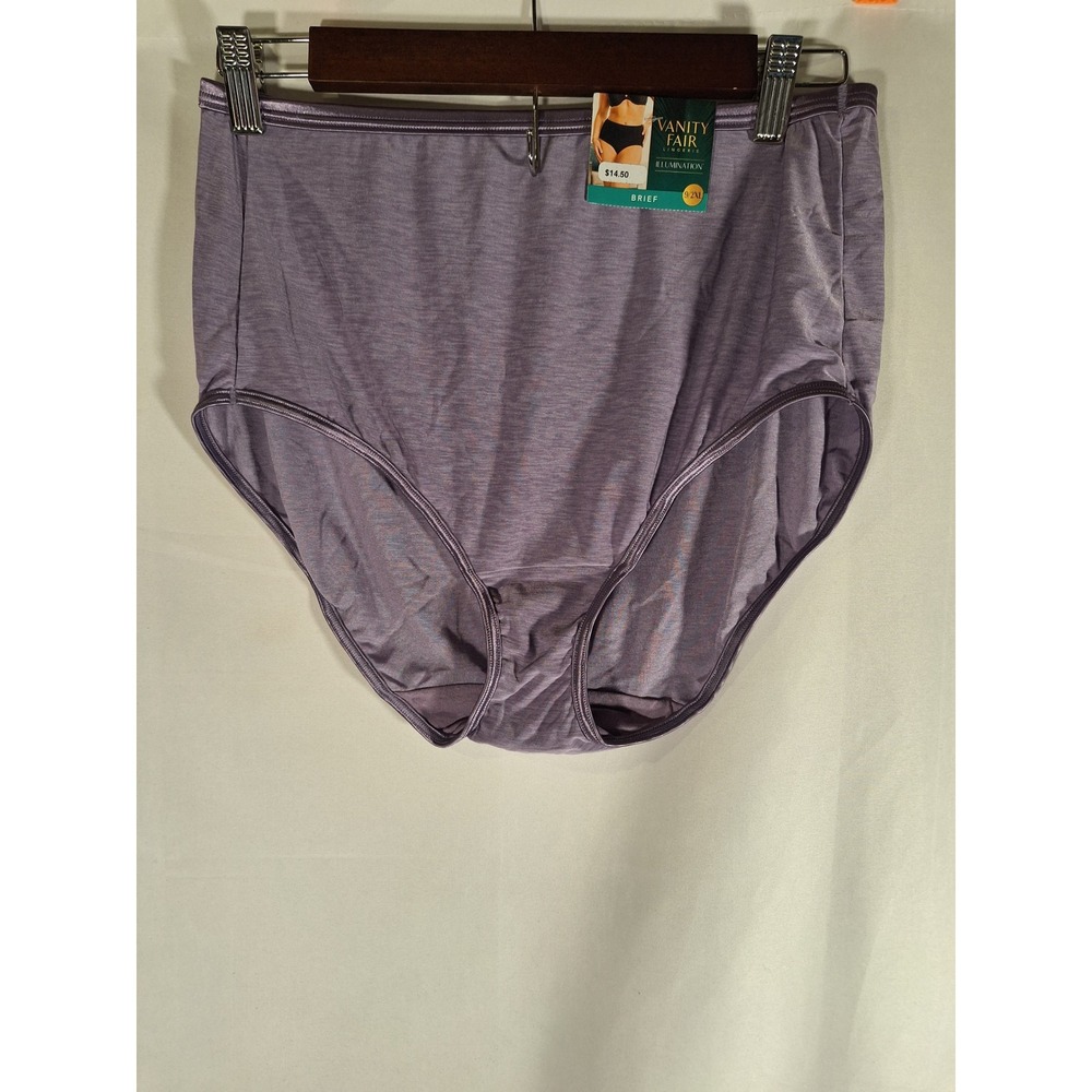 Vanity Fair Illumination Brief Panties 13109 Blueberry Heather 9/2XL New